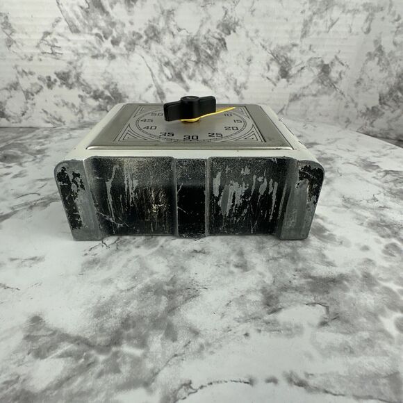 Vintage Minute Minder Lux Clock MFG CO Kitchen Timer Non-Working Art Deco Décor - Picture 8 of 8
